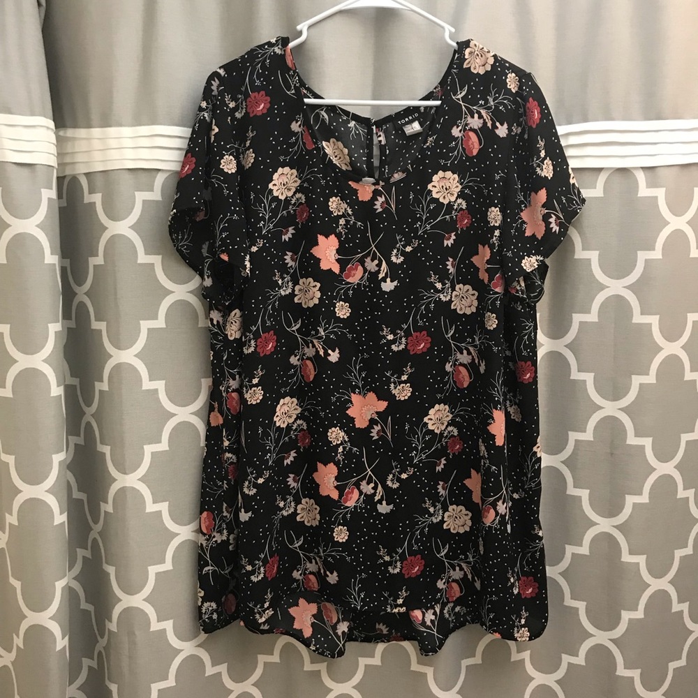 Torrid Floral Blouse